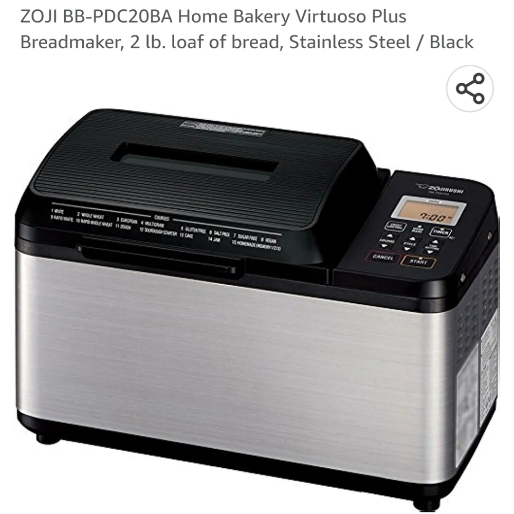 Brand new in the box bread maker